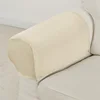 2pcs Universal Armchair Covers Non-Slip Sofa Armrest Protector Soft Velvet Couch Arm Rest Covers Thicken Furniture Protector 3