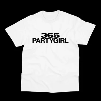 365 Party Girl Charli XCX Album Brat T Shirt Men Women Short Sleeve Tees Summer T-shirt Unisex Streetwear Y2k Clothing 1