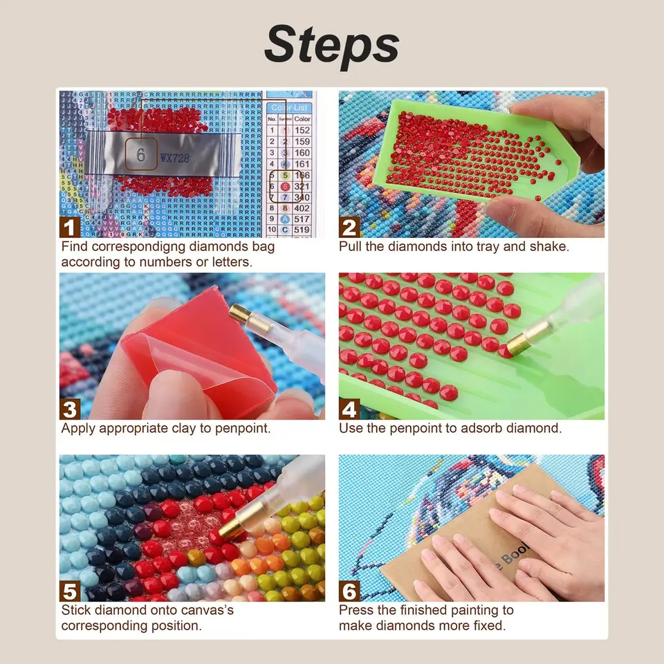 Kitquiver Pittura con Diamanti Topo Pittura a Mosaico di Diamanti 30x40cm Decorazione con Diamanti Kit Completo Arte con Artigianato 5d DIY Gemme Punto Croce Ricamo per Bambini Adulti