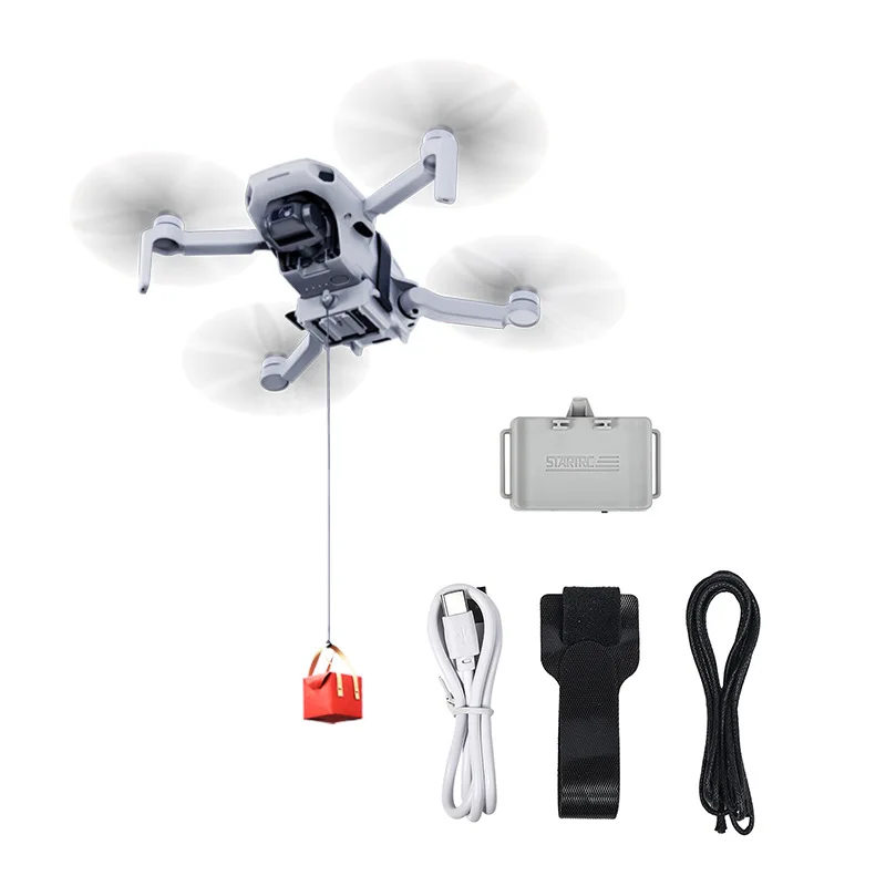 STARTRC Magnetic Air-Dropping System For DJI Mini 4 Pro Drone Thrower  Parabolic Bracket with 80mAh Battery - AliExpress