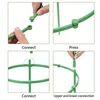 Garden Plant Stake Support Detachable Plant Support Pile Flower Plants Grow Fixing Rod Vine Climbing Bracket Bonsai Holder 18Set 6