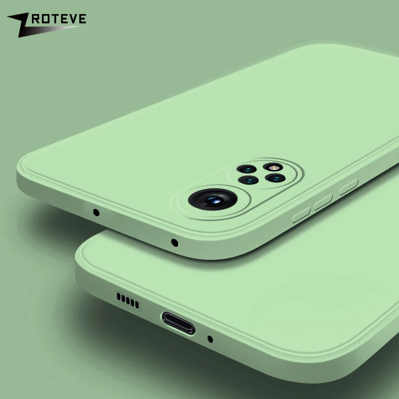Honor 50 Case ZROTEVE Liquid Silicon Soft Cover Coque For Huawei 60 20S 30S View 20 30 Pro Plus 10 Lite Honor50 Cases | Мобильные