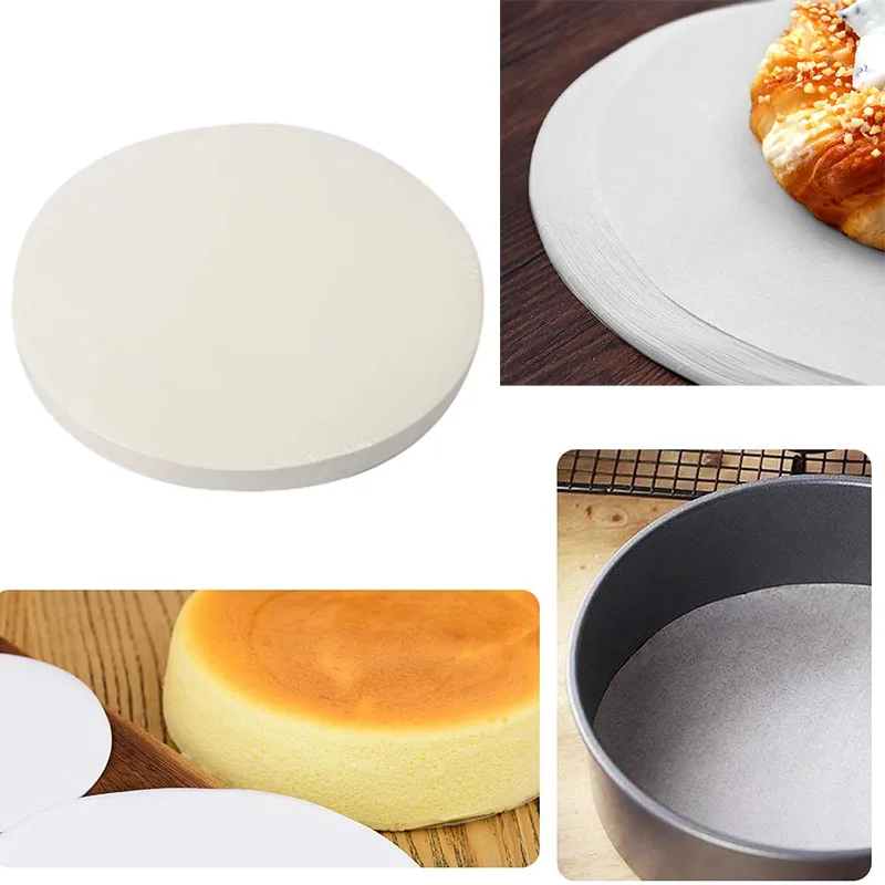 Round Cake Parchment Paper Sheets Non-Stick Baking Mats for