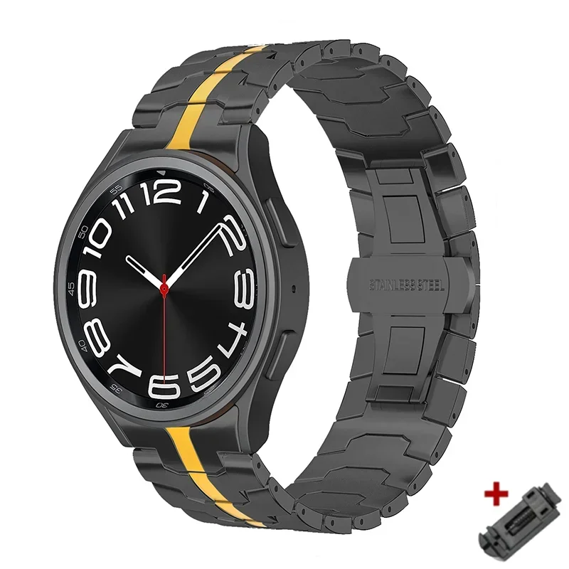Titanium Color Stainless Steel No-Gaps Bracelet