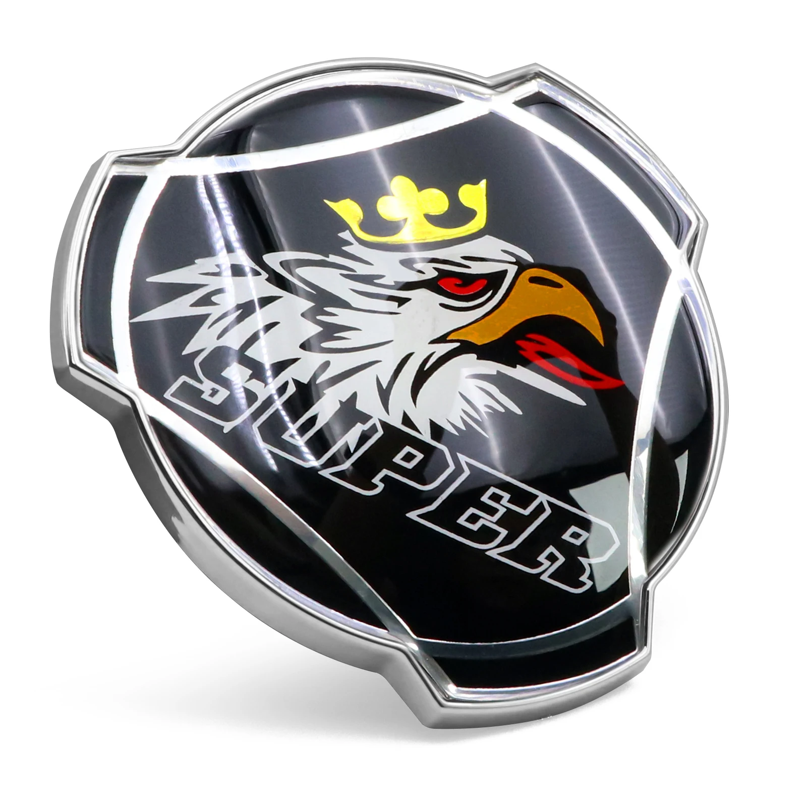 スカニア エンブレム ステンレス製「SUPER」SCANIA