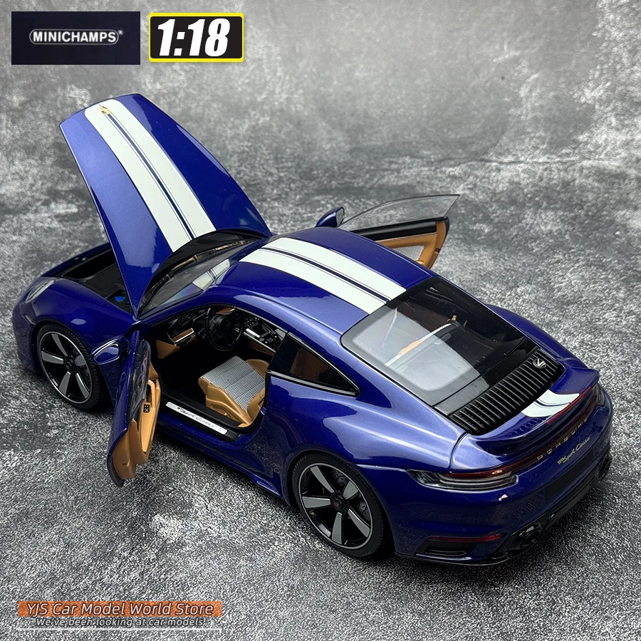 ミニチャンプス ダイキャストモデル 1/18 ポルシェ 911 (992) スポーツ