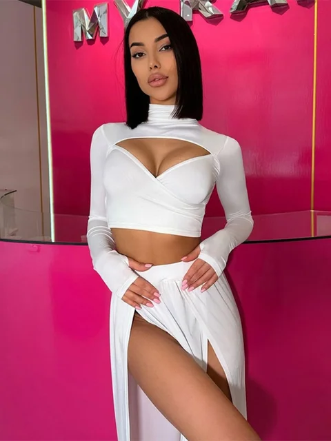 Christina Hollow Out Long Sleeve Top 5