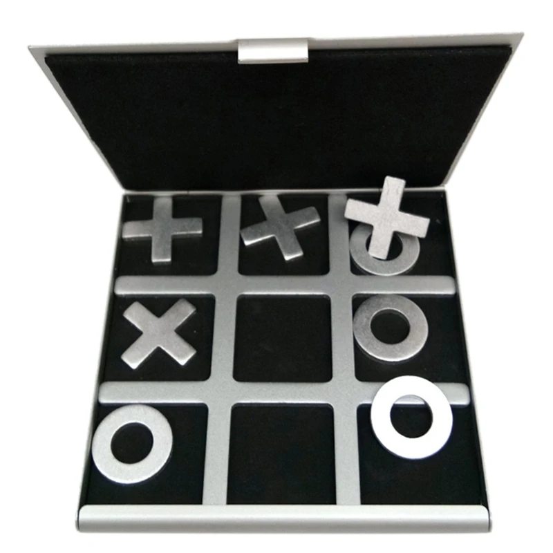 Tic Tac Toe Game for Playing with Friends & Family – Small, Portable, Packable, Classic Board Game Activity Tools Drop Shipping