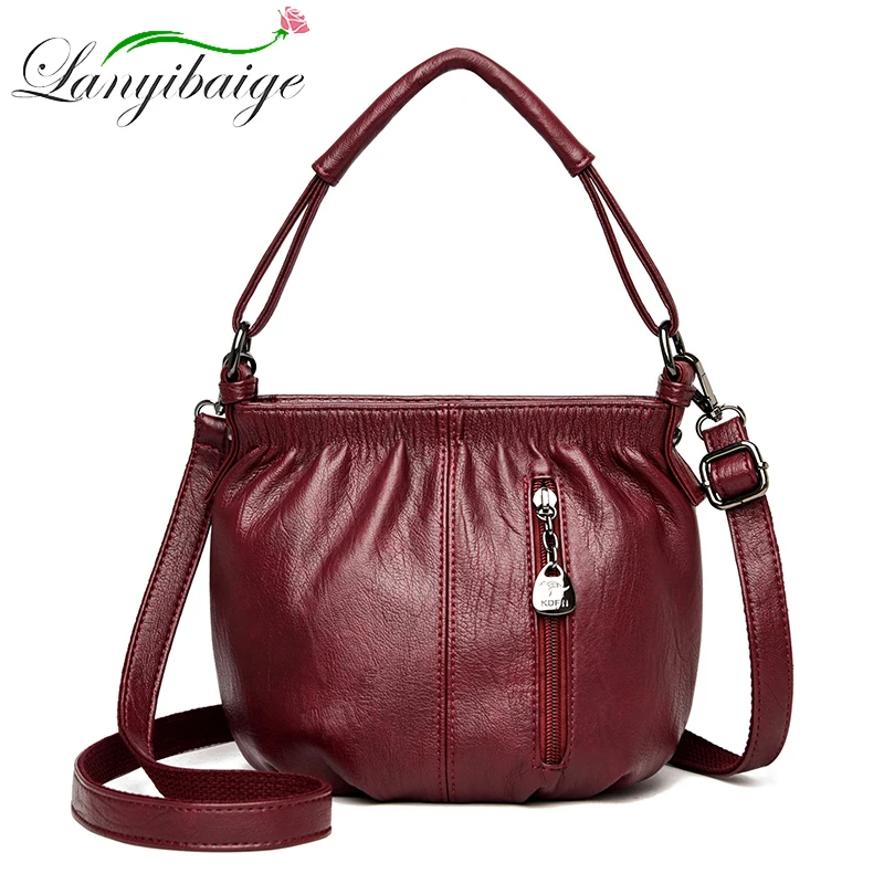 Leather Small Shoulder Bags for Women Casual Ladies Crossbody Bag Purses Handbags Designer Handbags Sac