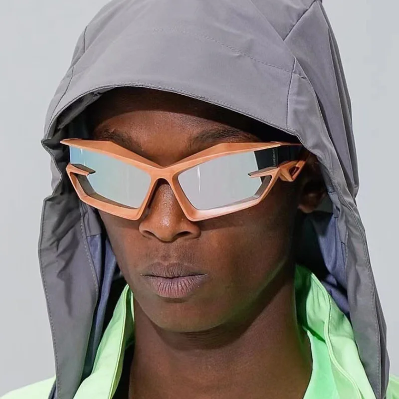 2023 Future Personality 4 Lens Sunglasses for Men Streetwear Y2K Cat