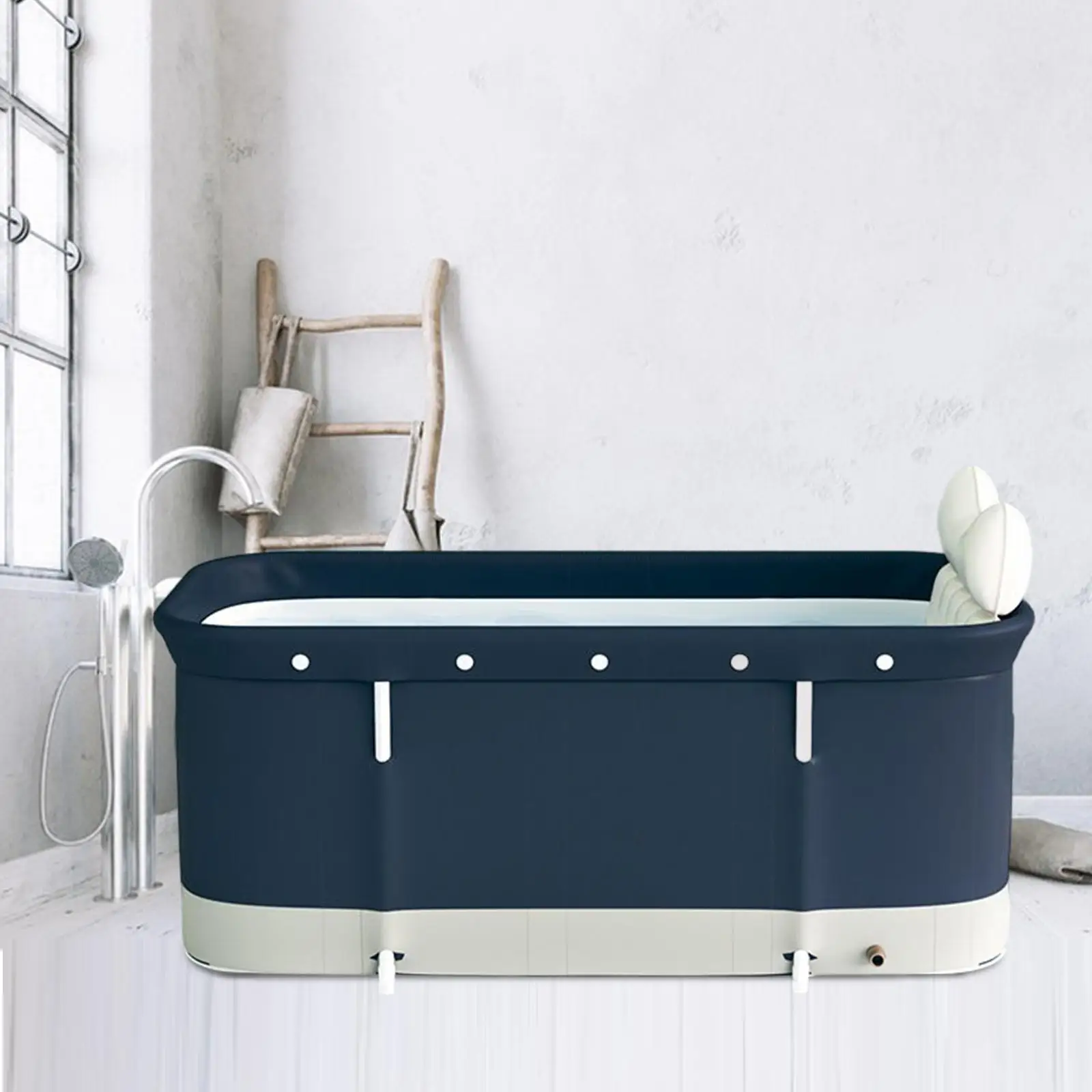 Soaking Bathtub Comfort Cushion&Seat Cushion Soaking Standing Bath Tub for Outdoor Indoor