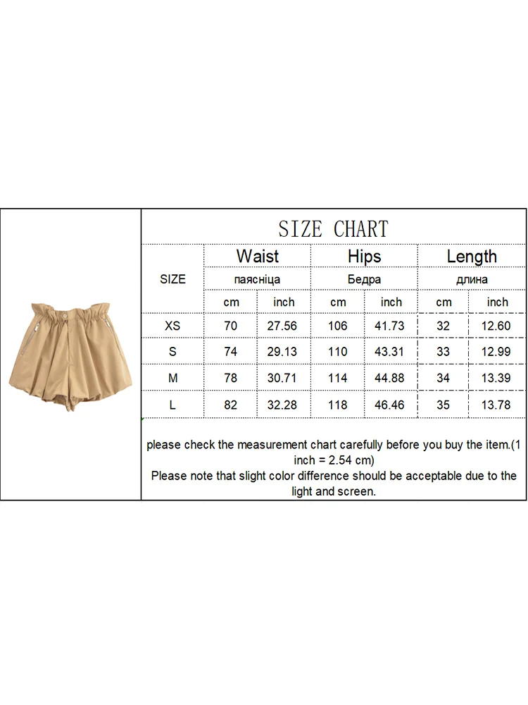 TFMLN Sweet Flower Bud Shorts For Women High Waist Fluffy Shorts Ladies Solid Color Casual Spring and Summer New Fashion