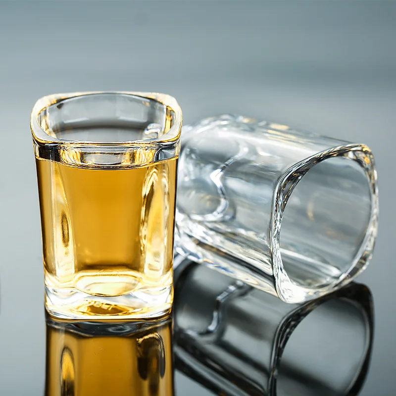Tea Cup Wine Cup Wine Glass Spirits Cup Drinking Glasses 6pcs/4pcs/2pcs Wine Glass Transparent Shot Glass