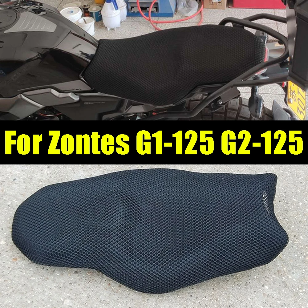 Фото Для Zontes G1-125 125G ZT125 125 G1 G2, аксессуары, Воздухопроницаемый Сетчатый чехол для сиденья, Теплоизоляционный чехол для подушки №1