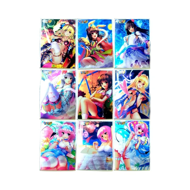 

9pcs/set To LOV Princess Lala Satalin Deviluke Animation Characters Flash Card Anime Classics Game Collection Cards Toy Gift