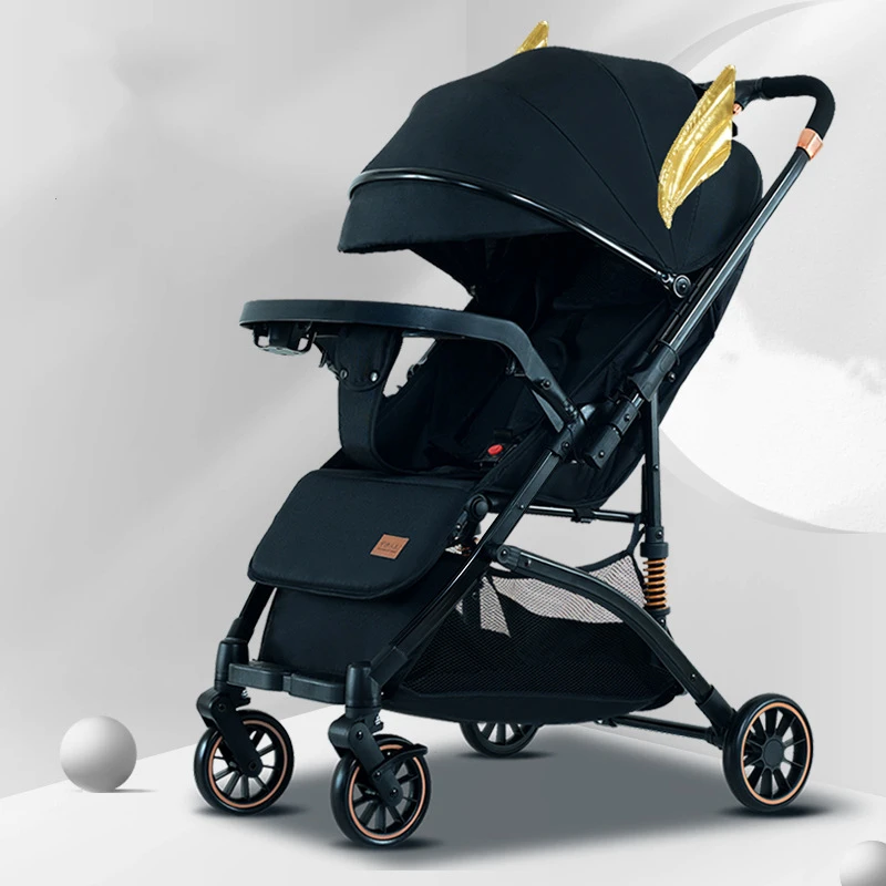 Flagship Edition Baby Stroller Can High Light Folding Shock-absorbing Landscape Divine Tool for Can Sit or Lie Down Portable