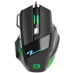 Enhanced Gaming Mouse with Backlighting and Fire Key, Ergonomic Design (BAJEAL G5)