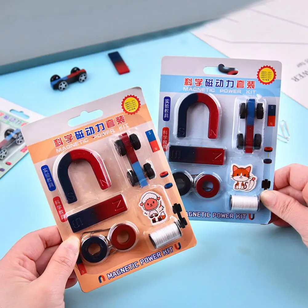 Educational Toy Physics Experimental Equipment Physics Magnet Toy Funny Wisdom Entertainment Assorted Strong Magnet Toy Kit Physics Magnetic Experiment