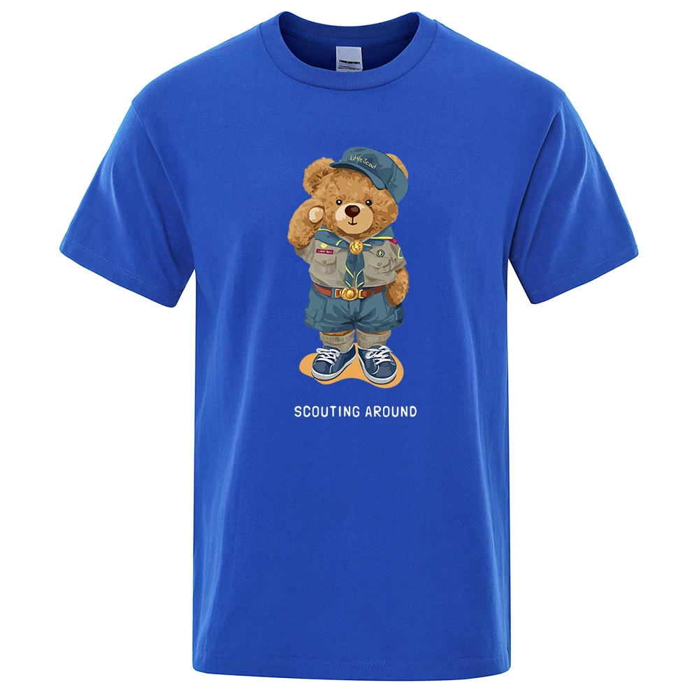  Cute Ted Bear Salute T-Shirt