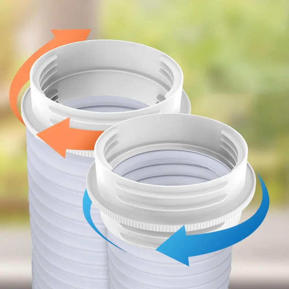 Description Picture 5 of itemAC Exhaust Hose Coupler 5.9 Inch Exhaust Hose Connector Mobile AC Tube Connector Air Conditioner Hose Coupler forAC Exhaust Hose
