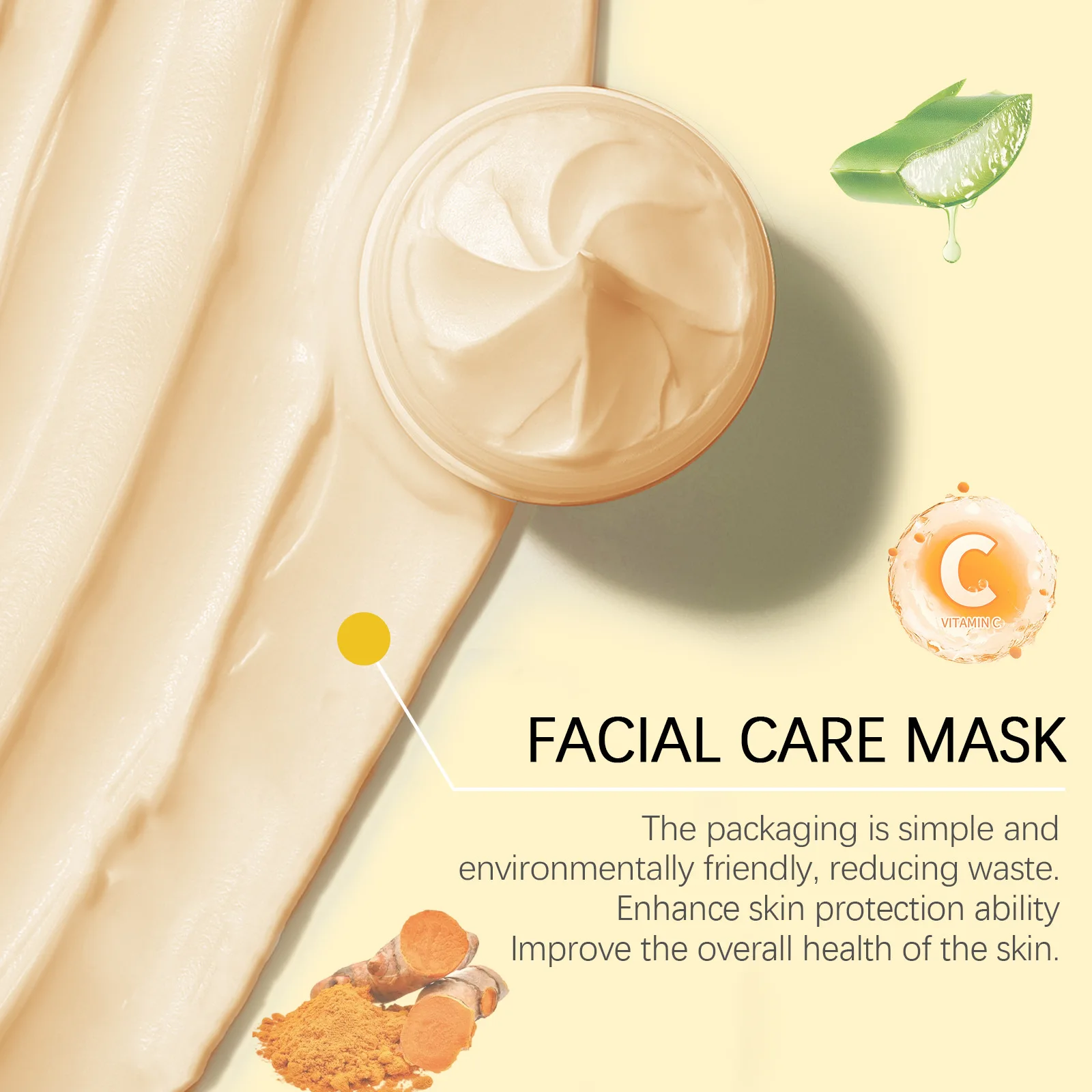 Turmeric Cleanser Dark Spot Remover Oil Control Facial Exfoliating Moisturizing Brightening Skin Care Kojic Acid Cleansing Pads 6