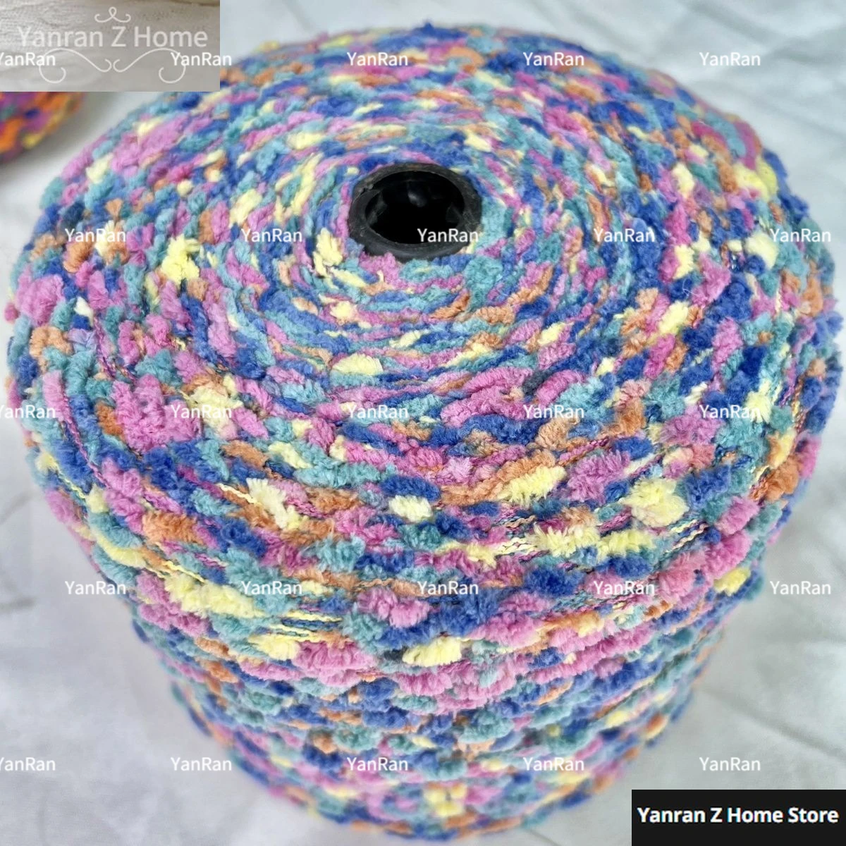 Xiaodou Bean Yarn Handmade Blended Wool Thread Scarf Thread Mantianxing Super Beautiful Section Dyed Ball Sweater Wiring Yarn 3