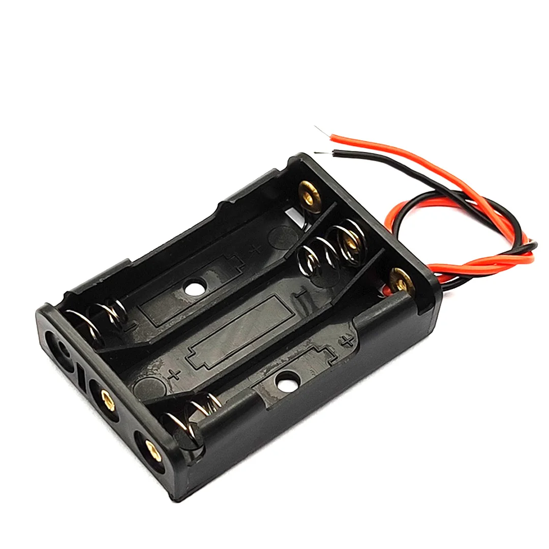 AAA Battery Box AAA Battery Case Holder Leads 1/2/3/4 Slot battery storage box battery case battery holder battery box