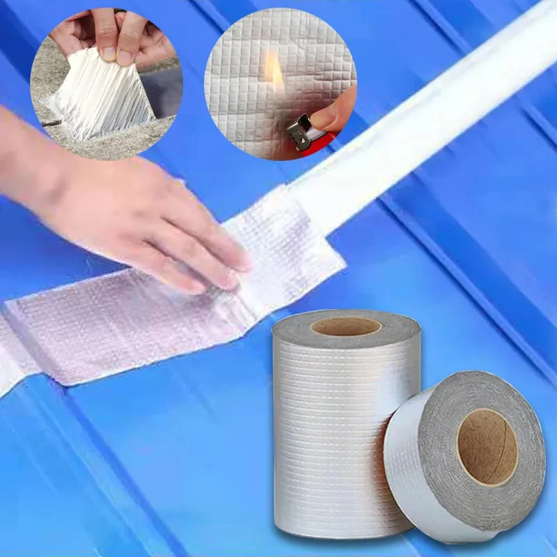 Waterproof Tape Self-adhesive Butyl Sealing Tape Roof Repair Sealed  Adhesive Sealant High And Low-temperature Resistance Tape - AliExpress