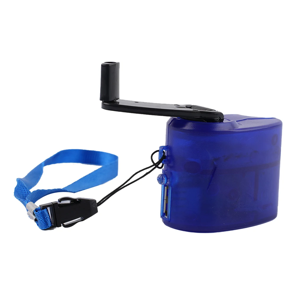 Manual USB Hand Crank Charger Generator for Mobile Devices Portable Dynamo Power Source for Travel and Outdoor Activities hand cranked generator