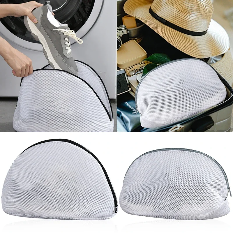 Mesh Laundry Bag Washing Machine Shoes Bag Storage Organizer