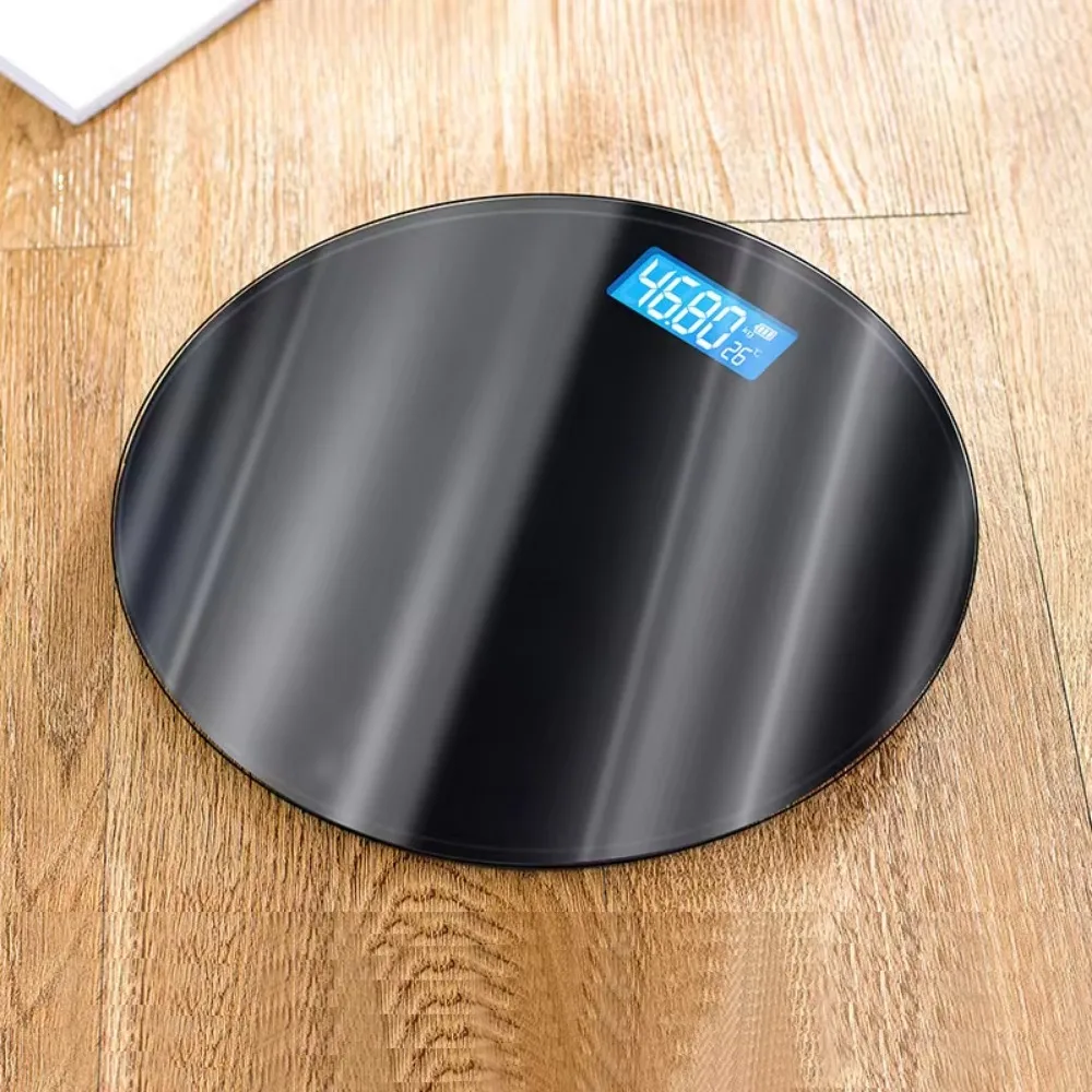 Round Solid Color Health Scale Body Fat Scale Accurate High-end Weight Household Adult Electronic Human Body Weight