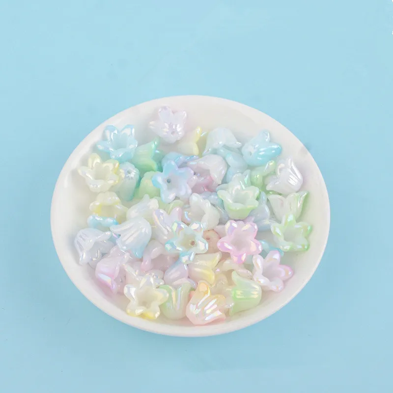 Description Picture 4 of item50PCS Convallaria majalis Design Loverly Resin Charms For Diy Embellishments Craft Fashion Cute Jewelry Making 1hole