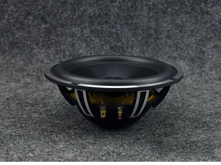 6.5 Inch Car Speaker Mid-Bass woofer Aluminum Ceramic Neodymium Car CD Horn Cast Aluminum Basin Powerful 4OHM 25-50W 48Hz