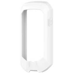 Premium Silicone Protective Case - Flexible Soft Bumper Cover and Shell Protector for Garmin Edge 1050 (White)