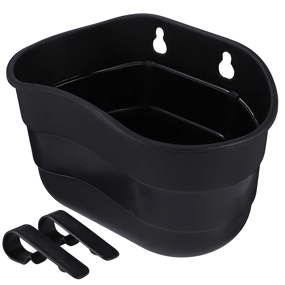 

Велосипедная корзина, регулируемые ремни, легкая установка, пластиковая корзина на руль, аксессуар для переднего велосипеда для мальчиков и девочек