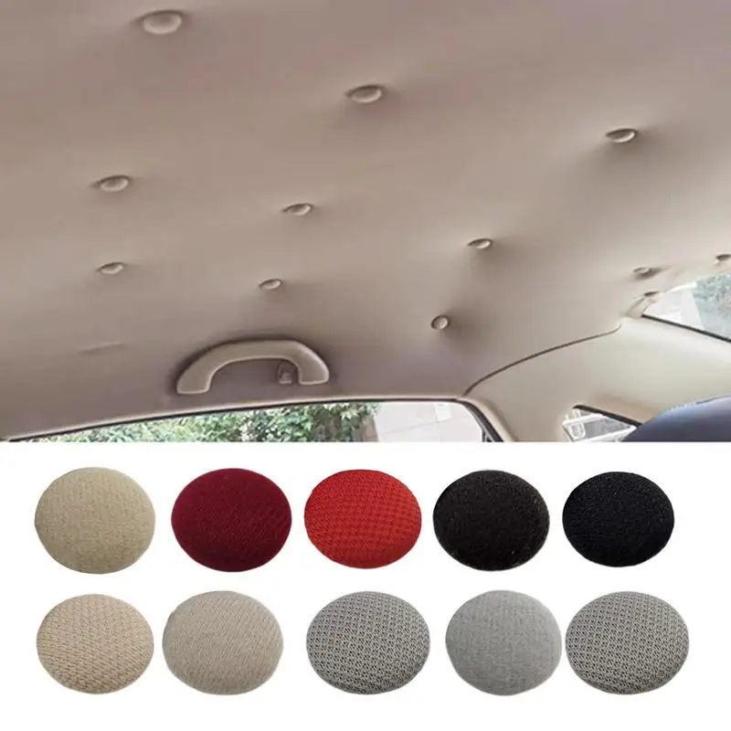 

Universal Car Roof Snap Car Interior Roof Buckles Headliner Ceiling Cloth Fixing Screw Care Fabric Buckle Rivets Retainer Caps