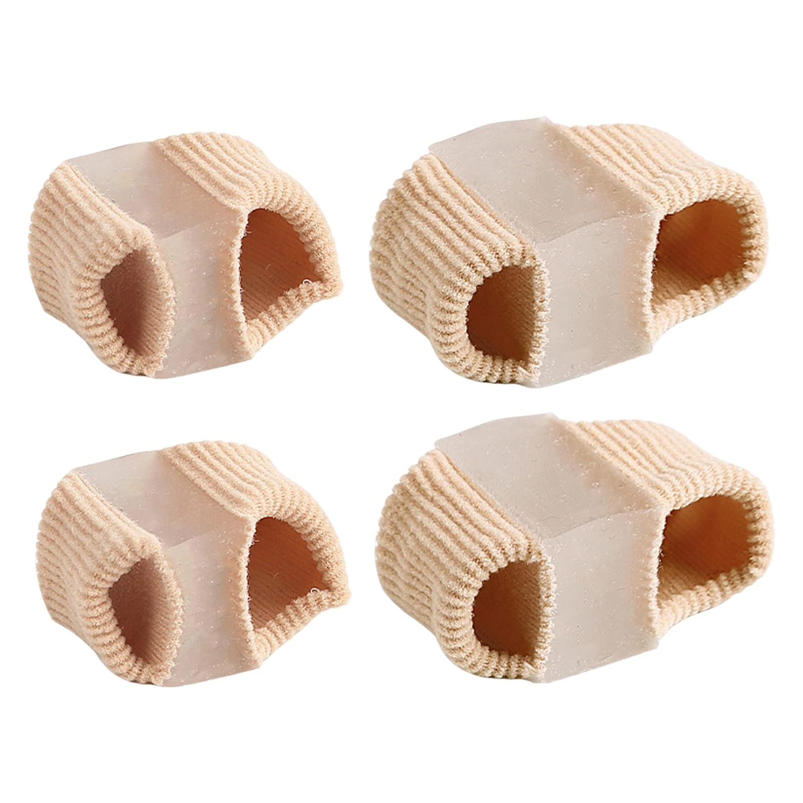 2 Pieces Toe Separators Gel With 2 Loops Comfort Day And Night Bunion