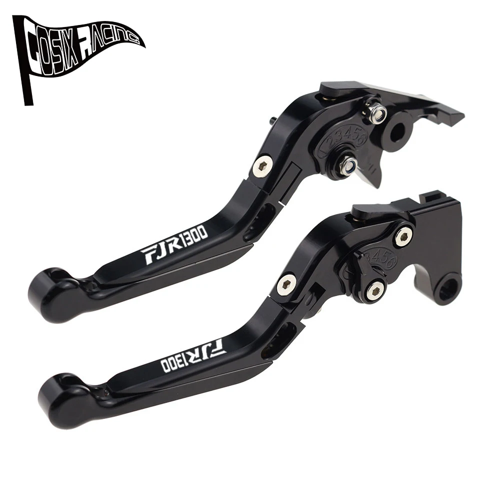 Fit For FJR 1300 2004-2017 FJR1300 FJR-1300 CNC Accessories Folding Extendable Brake Clutch Levers Adjustable Handle Set 5