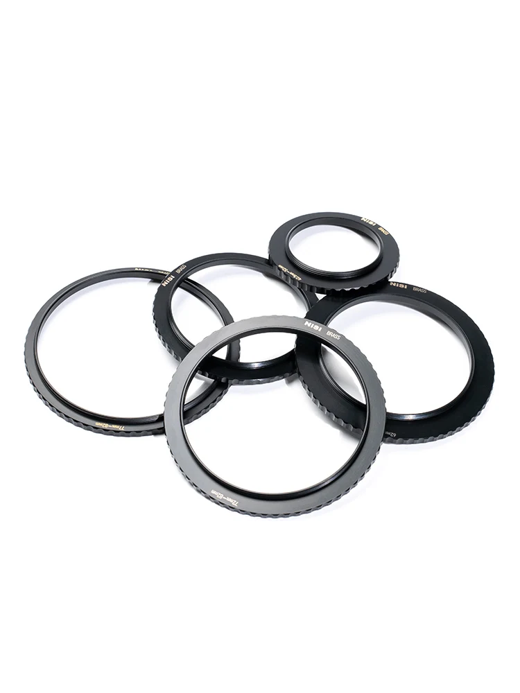 NiSi brass filter adapter ring lens connects multiple filters through adapter rings 3