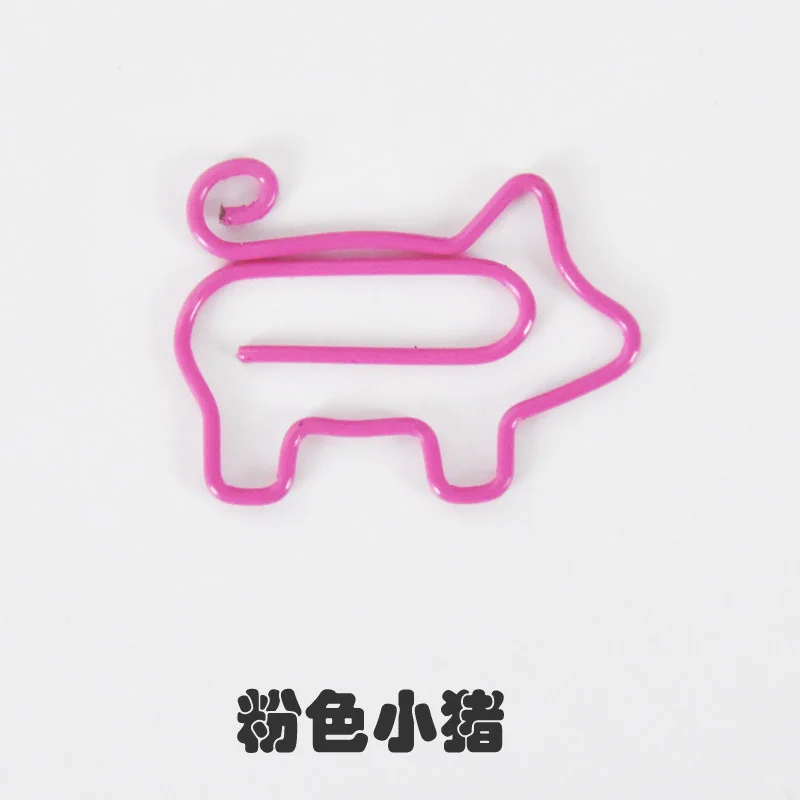 Cute Pretty Creative Flamingo Metal Bookmark paper clips mini bookmark Planner Paper Clip Organizer Book Decorative Photo Clips Stationery 10pcs/lot