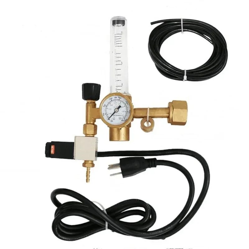 

Dioxide Pressure Reducer HX-191-0037 American Style Plant Hydroponics With Electromagnetic Valve Carbon