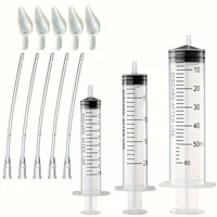 1 set of bird feeding syringe - Baby bird parrot feeding tube - Manual feeding syringe, can be used for small birds, kittens and 1