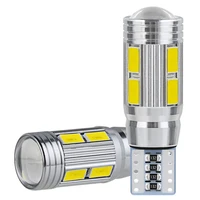 2PCS W5W T10 12V 6000K 5630 10 SMD Car LED Bulb Canbus License Plate Wedge Side Turn Singal Light Super Bright White 1