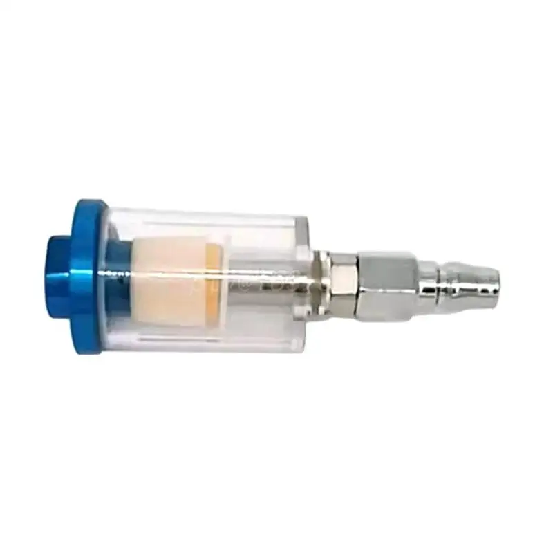 

Water Oil Separator Filter Airbrush Filter Moisture Separator for Air Line Compressor Fitting 1/4 In Oil Water Separator