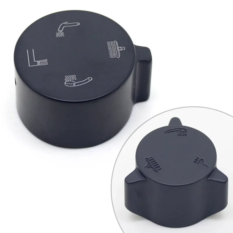 มือจับสีดำเครื่องจ่ายน้ำอุปกรณ์เสริมล้อมือที่สามที่จับเกียร์สี่สวิตช์แปลงสีดำฝักบัวอาบน้ำ 1