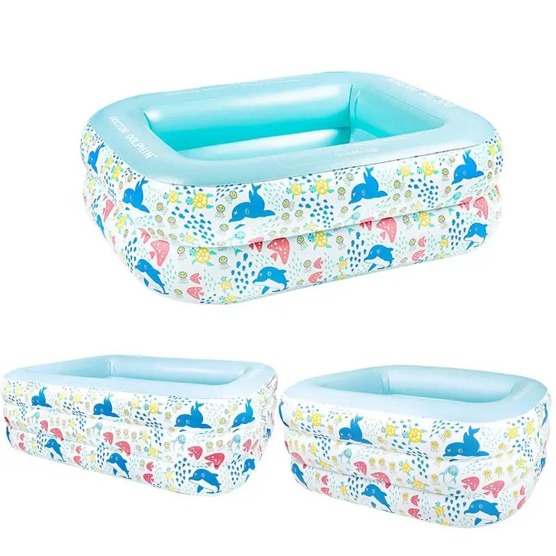 

Children's Paddling Pool Kiddie Swimming Pool Outdoor Small Inflatable Pool With Storage Bag For Kids/Girl/Boy Beach