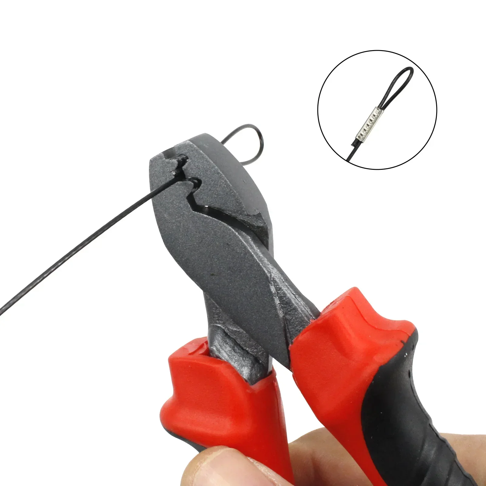 Fishing Crimping Pliers Tools for Single-Barrel Sleeves,Fishing Wire Pipe Crimp Connector Tools,Fishing Gear Tackle