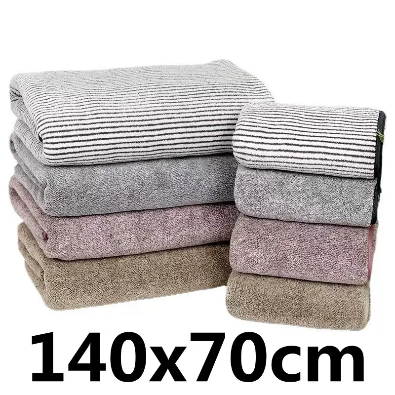 thicken Bamboo Charcoal Coral Velvet Bath Towel For Adult Soft Absorbent Quick-Drying Towel Home Bathroom Microfiber Towel Sets 4