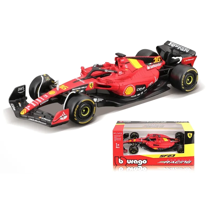 Bburago 1:43 F1 Team Red Bull Ferrari Mercedes Benz Aston Martin McLaren alloy luxury car die cast car model toy series Collecti 6