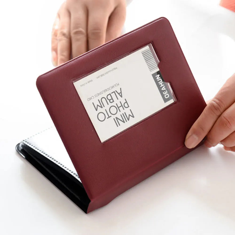 1Pc 64 Tasche Album Fotografico Da 3 Pollici Mini Istantaneo Per Custodia Per Foto Polaroid Per Pellicola Portafoto Instax Portafoto